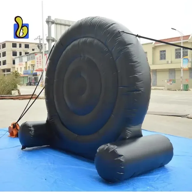 2024 Inflatable Soccer Dartboard Shooting Target Nine Grid With Paste Soccer Point Shooting Goal Building Interactive Game Props 6
