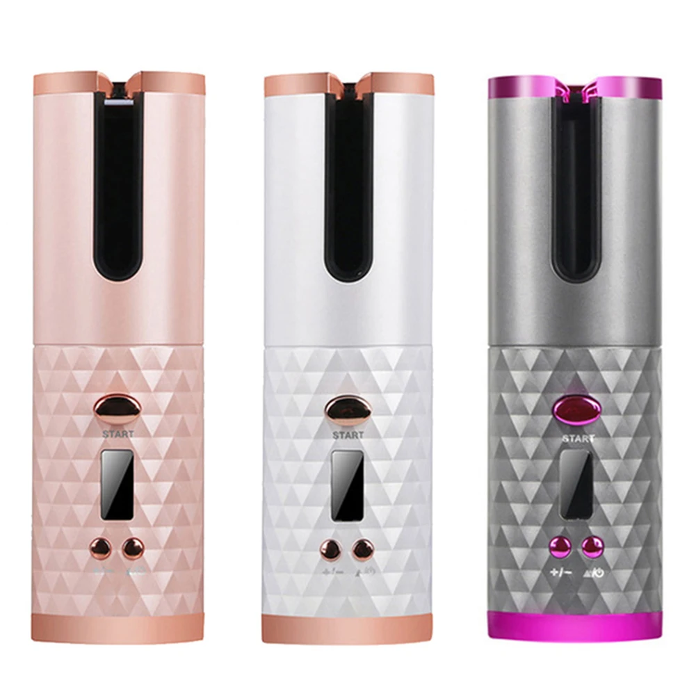 Auto Rotat Hair Curler Portable Wireless Automatic Hair Curler Scald-Free Multi-function Rechargeable Hairstyle Accessories