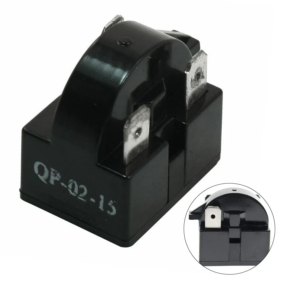 

Accessory Refrigerator Starter 3 Pin Accessories Black Chip Large PTC Plastic Refrigeration Refrigerator Relay