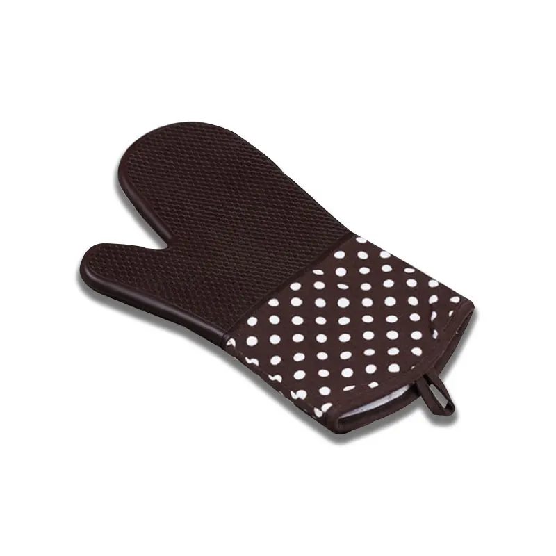 

Silicone Gloves White Dot Cloth Honeycomb Gloves Oven Microwave Insulation Silicone Gloves Baking Kitchen Gloves Kitchen Tools