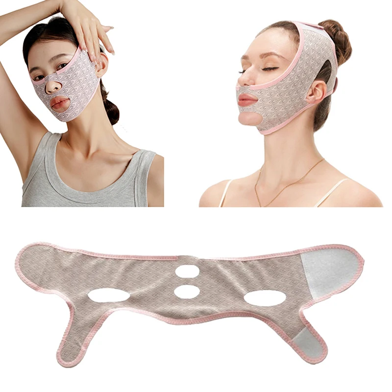 

Women Chin Cheek Face Slimming Bandage Lift Up Belt V Line Face Shaper Facial Anti Wrinkle Strap Skin Care Beauty Tools