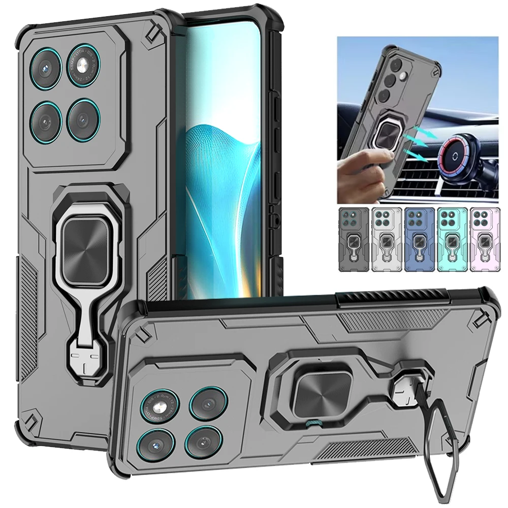 Rotatable Kickstand Magnetic Ring Holder Protective Phone Case Cover
