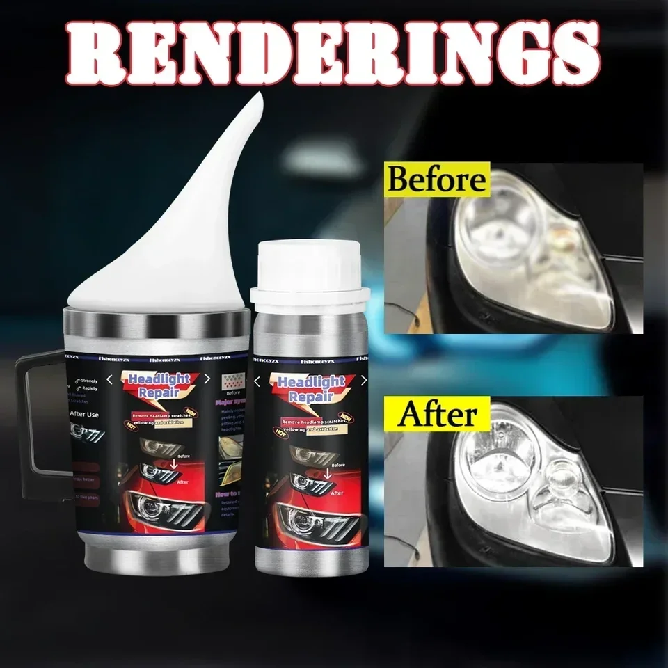 KIT COMPLETO RINNOVA LUCIDA FARI CON POLIMERO LIQUIDO 800GR - Foto 13