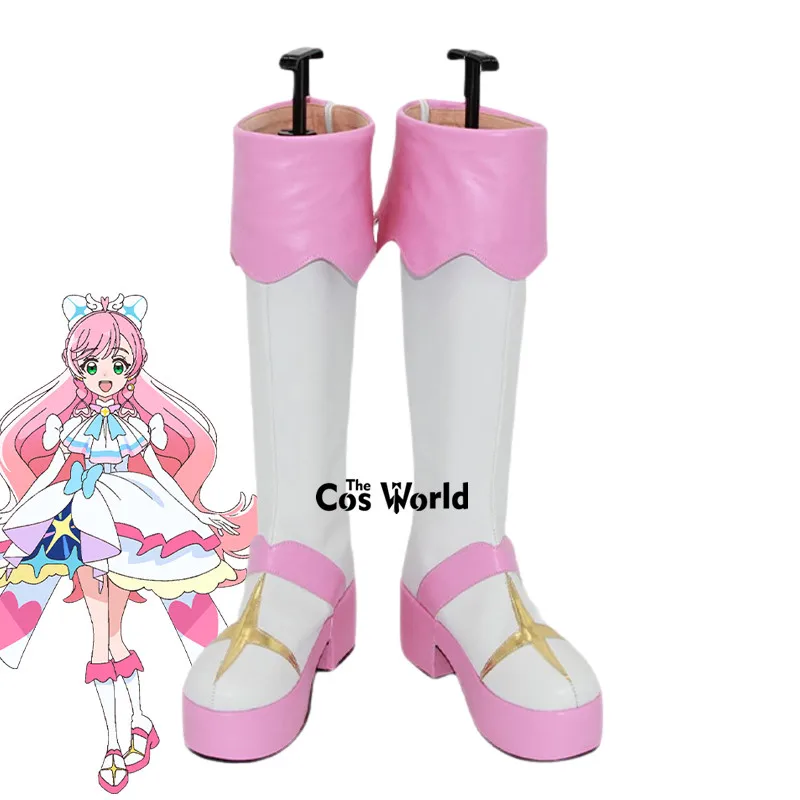 

Pretty Cure Precure Hirogaru Sky Cure Prism Anime Customize Cosplay Shoes Boots