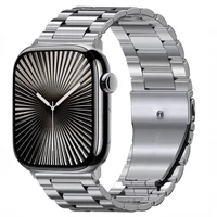 Bracelet en métal pour Apple watch 10 46mm 42mm Ultra/2 49mm 9 8 7 45mm 41mm bracelet en acier inoxydable pour iWatch 6 5 4 3 SE 44mm 40mm 4