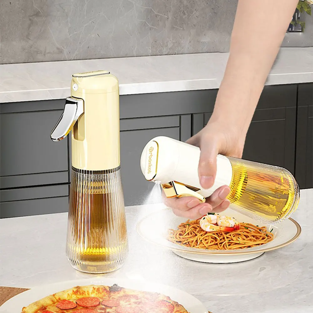 Upgrade Oil Spray Bottle for Kitchen Baking Roasting Glass Press Type Oil Sprayer Bottle Picnic Barbecue Olive Dispenser oil spray bottle
