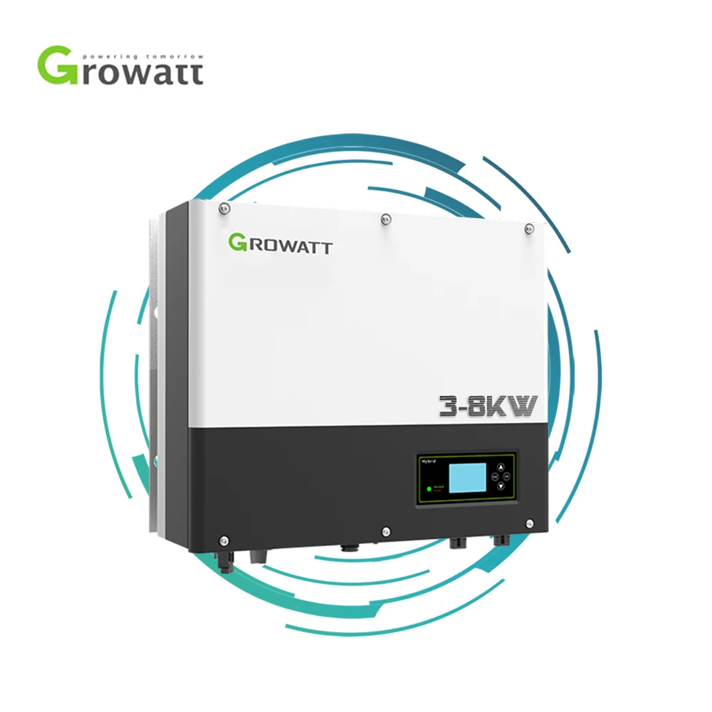 Growatt Monofase Trifase 220V 3.6Kw 4000W 5Kw 6 Kw 7.5Kw 5000W 5000 6000 Watt 7000W Caricatore Solare Generatore Inverter Di Potenza