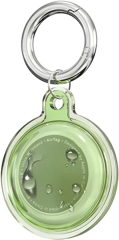 Waterproof Airtag Holder Keychain for Pet Collars and Key Rings