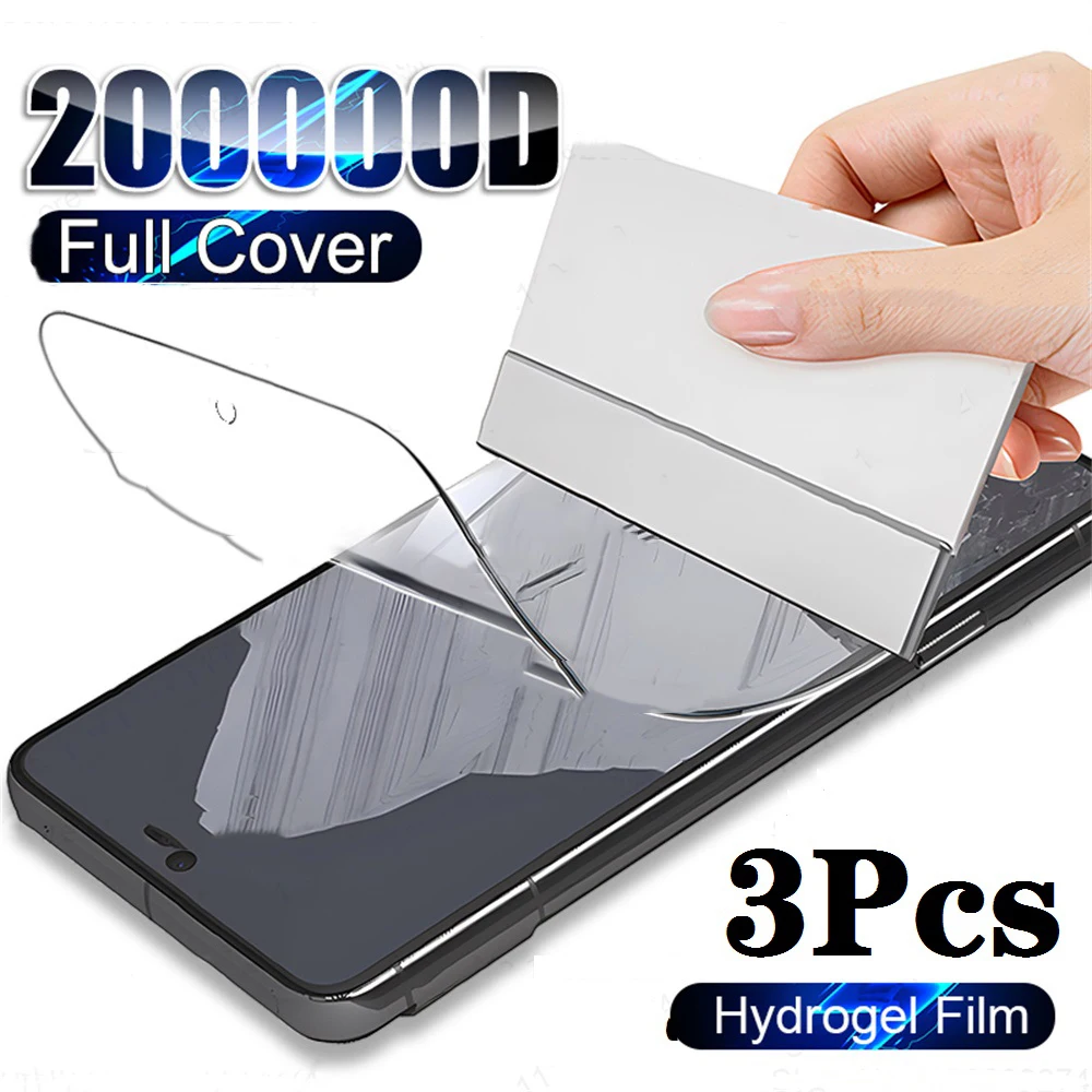 3Pcs Hydrogel Screen Protector Film