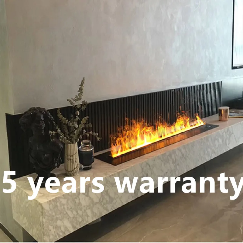 

5 Years Warranty 120cm Electric 3d Kamin Vapor Steam Water Led Strip Fireplace