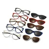 Brand Fashion Nearsighted Glasses Women White Cat Eye Polarized Sunglasses Spring TR90 Prescription Eyeglasses Clips On Glasses 6