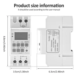 Enhanced Digital Timer with Intelligent Timing Function and LCD Display (AC220V 16V)