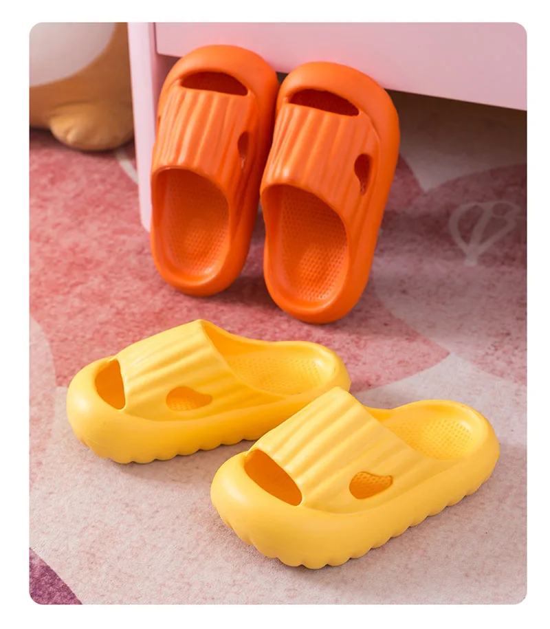 bata children's sandals Kids Baby Slippers Protect Toes Summer Toddler Children Boys Girls Baby Soft Sole Anti-Slip Shoes Beach Sandal girl princess shoes