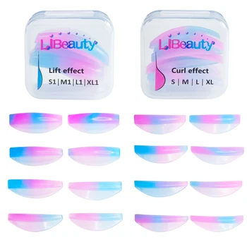 Libeauty 8 Paris C C컬 속눈썹 리프트 쉴드, 속눈썹 퍼밍 패드, 실리콘 리프팅 로드, 3D 속눈썹 컬 액세서리 어플리케이터 도구