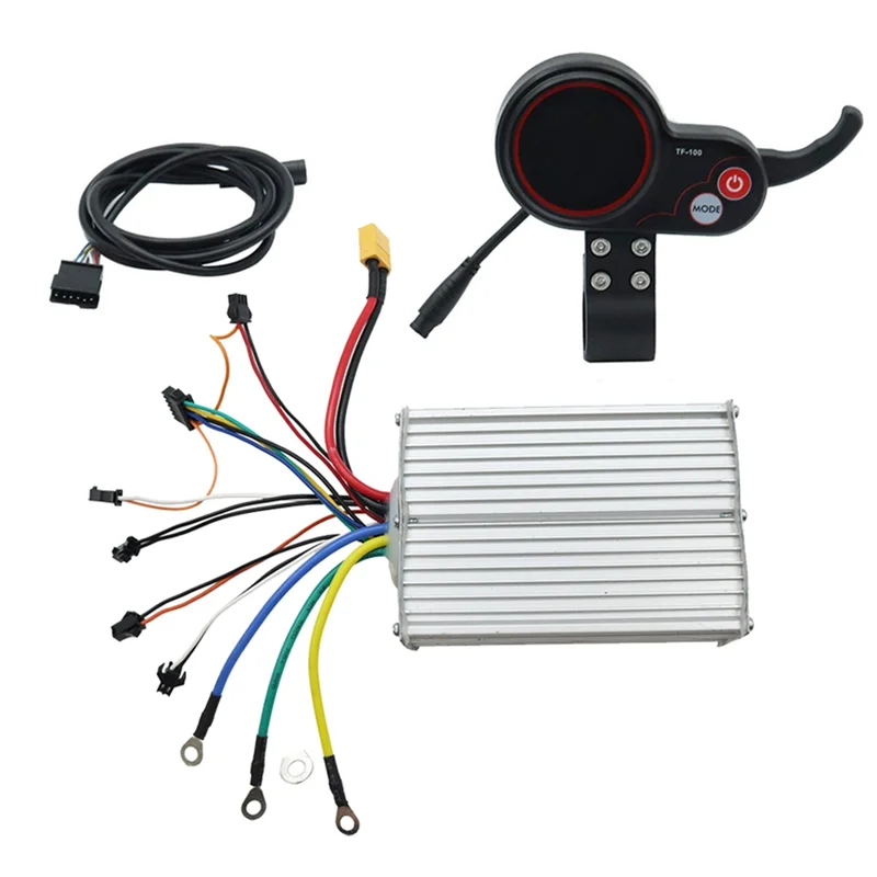 

48V 30A Electric Scooter Motor Controller+TF100 6Pin Dashboard Scooter Accessories Parts for 10 Inch Kugoo M5