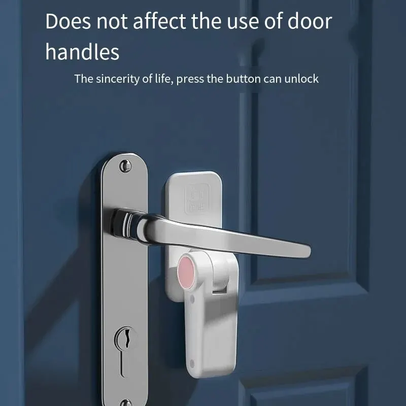 Cabinet Lock Child Lock Safety Lock Child Safety Locks Door Level Lock Door Handle Fixed Locks For Babies Anti-Door Opening Animal Kids Protection Oven Lock