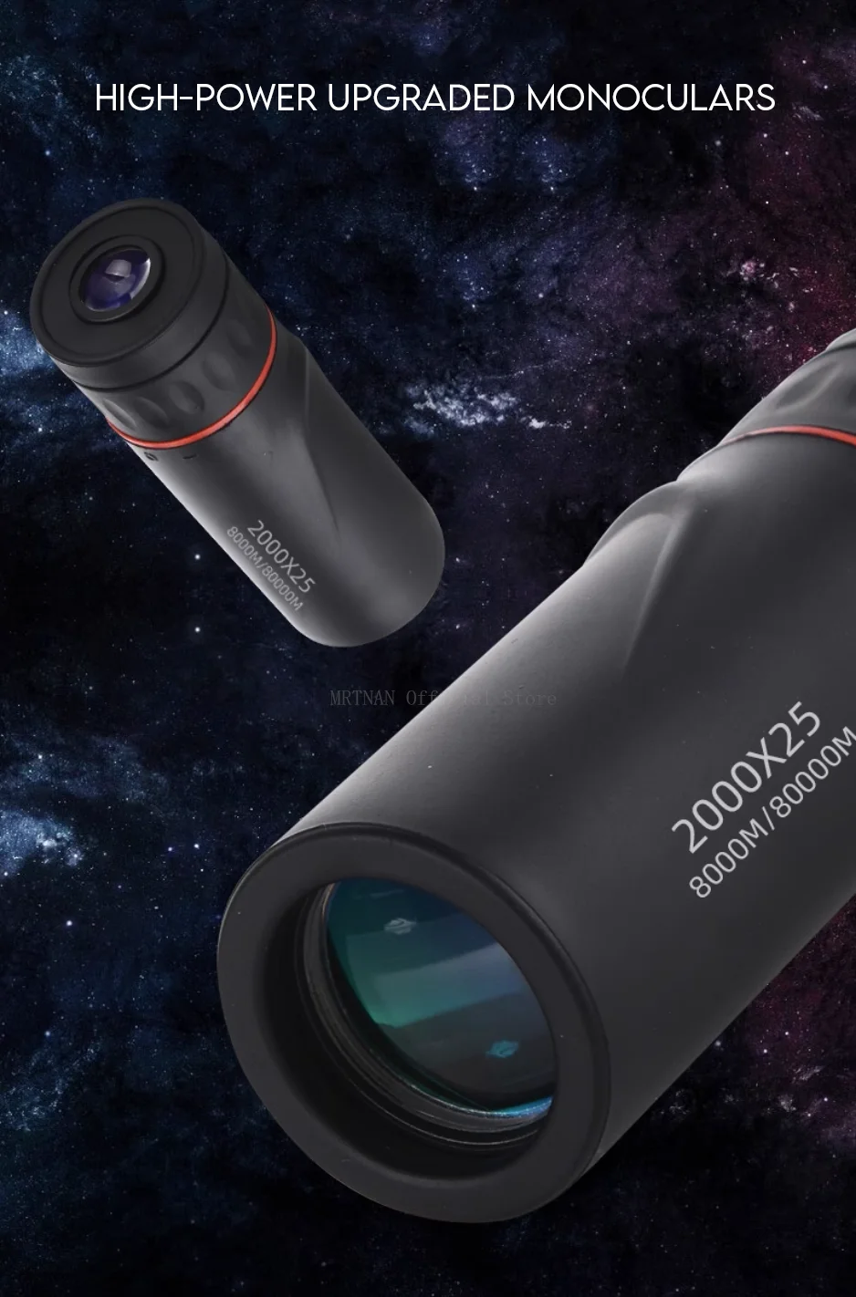 Sc09c4f790def4bcaae693d91dd8c5103t 2000x25 monokularowy dalekosiężny zasięg nocny 12X powiększenie HD monokularowy kemping akcesoria myśliwskie potężny teleskop Mini telefon