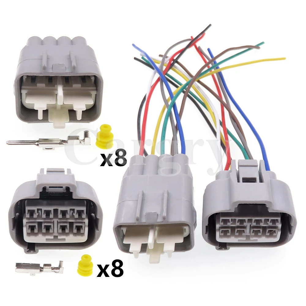 1セット8p 7282-7080-40 7283-7080-40車のヘッドライトの配線