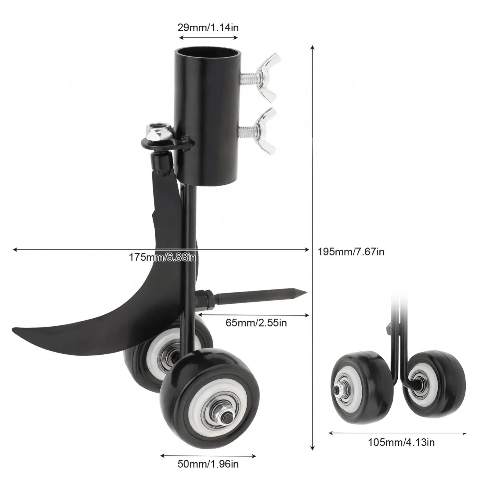 Double Hook Upgrade Weeding Tool Long Handle Detachable Stand Up Sidewalk Crack Manual Weed Puller for Garden Grass Remover 2