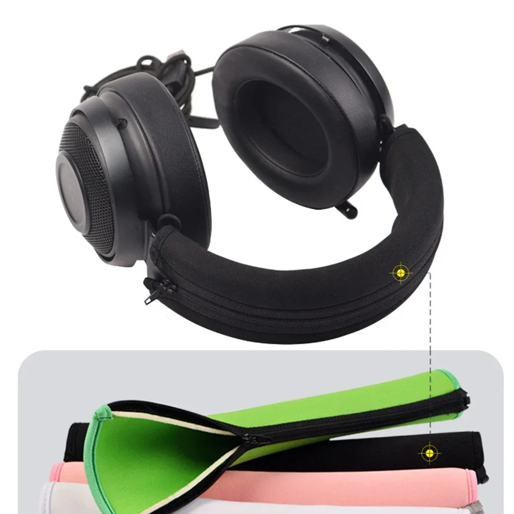 Высококачественные накладки для наушников на голову, накладки на бампер, сменные накладки на молнию для гарнитуры Razer Kraken PRO 7,1 V2