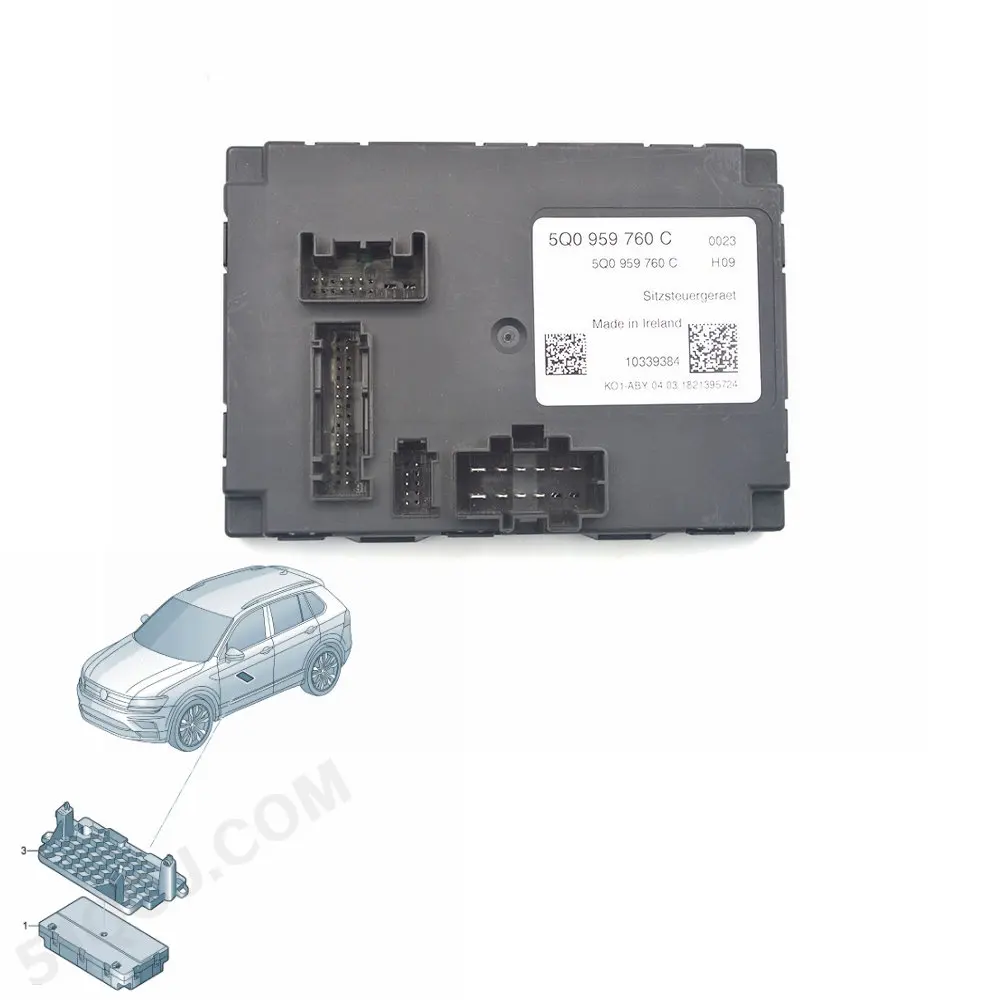 Per Vw Passat B8 Arteon Tiguan Octavia Kodiaq Superb Tarraco Power Seat Control Module 5 Q0 959 760 C Seat Memory Switch