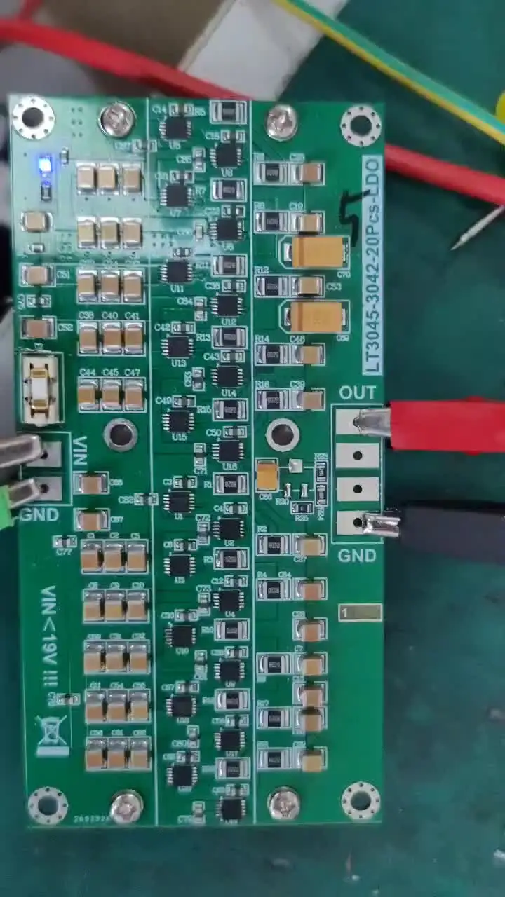 精密安定化電源、lt3045パワーモジュール、20個の並列および10a、最大