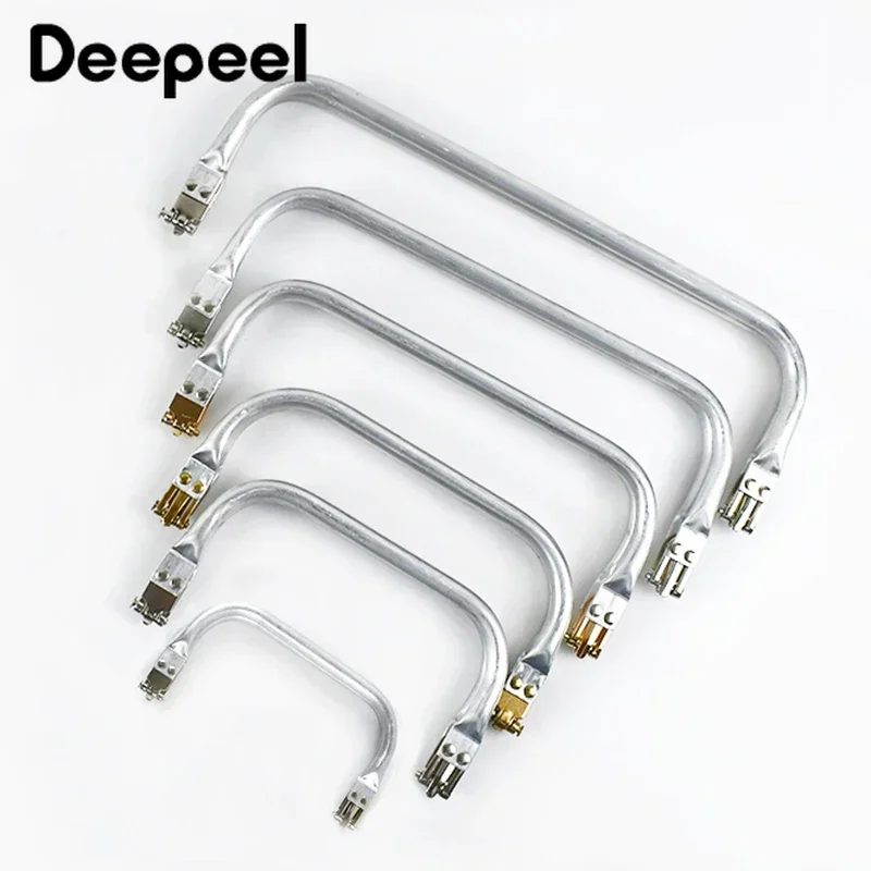 Bag Hardware Accessories 1-5Pcs Metal Kiss Clasp Purse Frame Cloud Bag Doctor Aluminium Tube Handle Buckle DIY Bags Clutch Handles Hardware Accessories