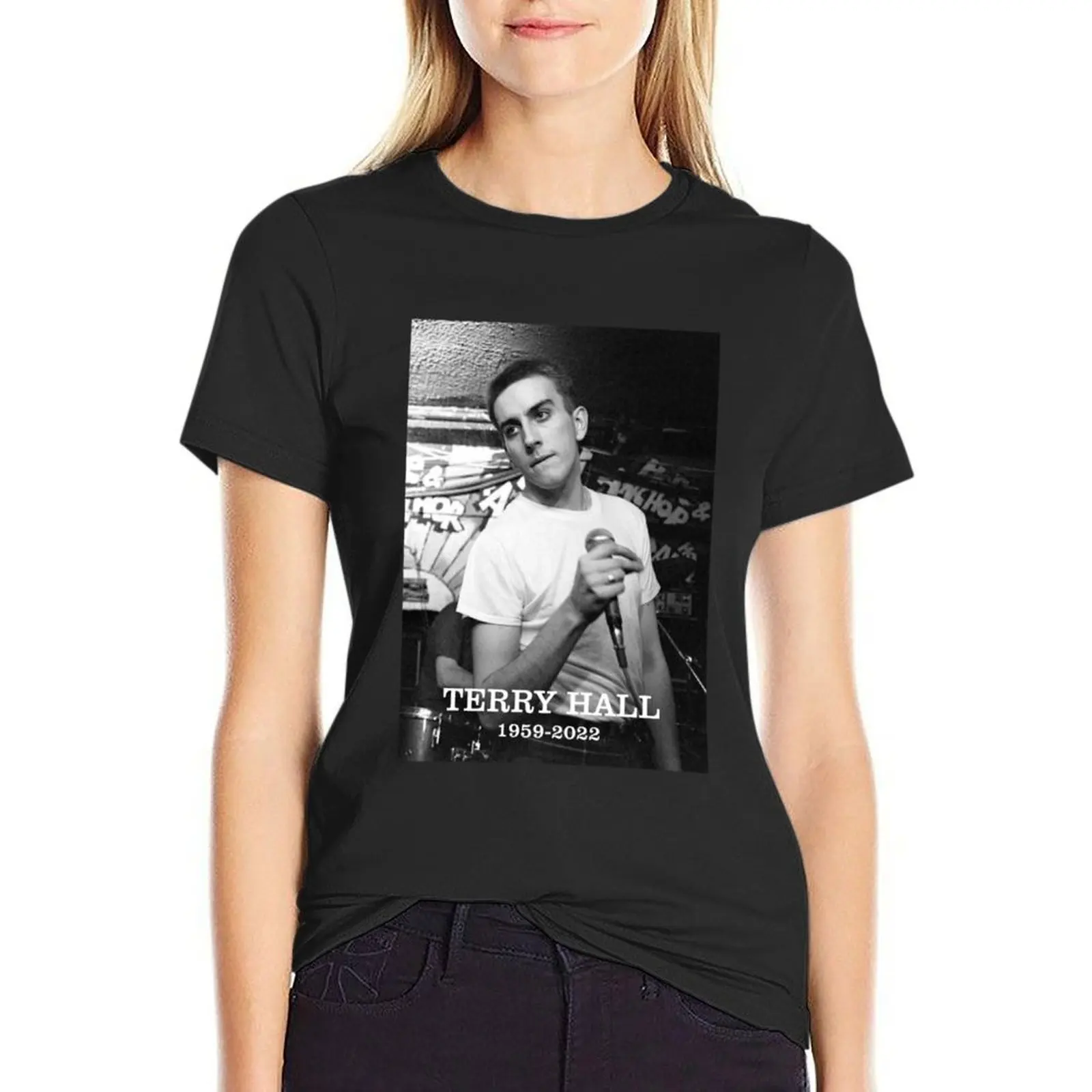 

RIP Terry Hall T-shirt animal print shirt for girls shirts graphic tees t-shirts for Women loose fit
