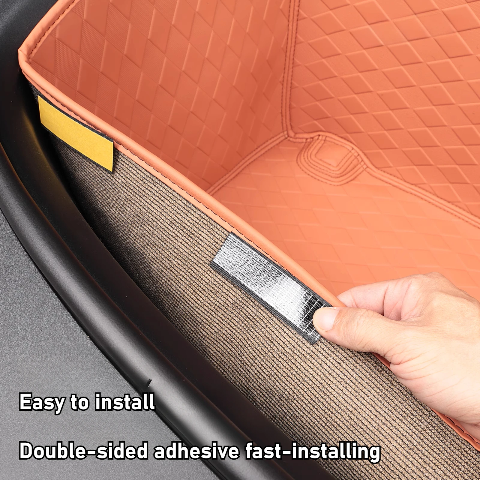 For DEEPAL S05 Frunk Mat Full Coverage Nappa Leather Protective Liner-Anti-Scratch Front Storage Pad Interior Accessories