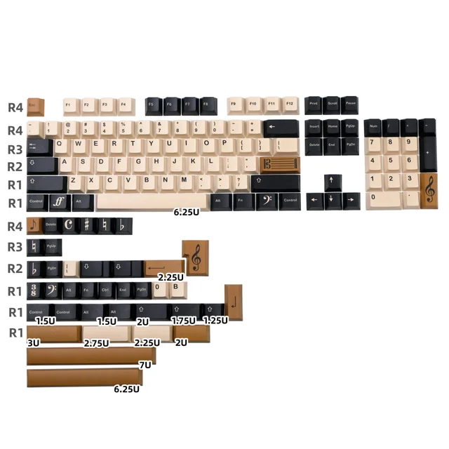 GMK Maestro Keycap Cherry Profile 140 Keys DYE Subbed ISO Enter 1.25U 1.5U 1.75U 2U 2.25U Shift For GH60 GK61 GK64 68 75 82 104