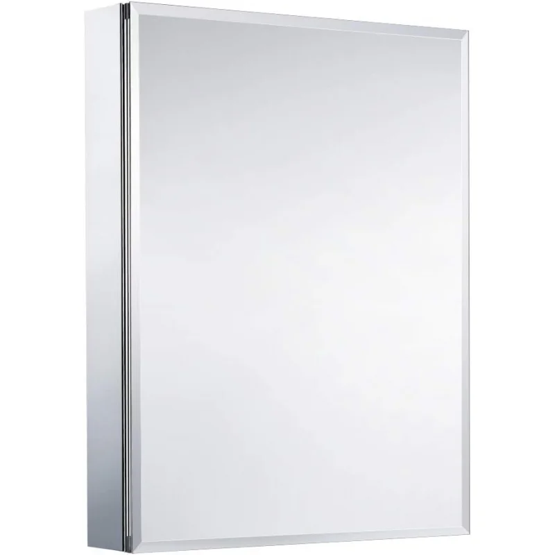 

Movo Medicine Cabinet with Mirror, 24 Inch x 30 Inch Aluminum Mirror Cabinet with Single Door, Bathroom Medicine Cabinet, Surfac