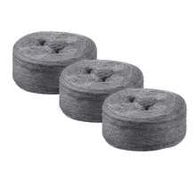 

3pcs Steel Wool Roll Fill Fabric DIY Fine Wire Wool Hardware Cloth, Gap Blocker