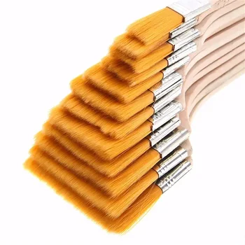 12PCS Nylon Paint Brushes 3
