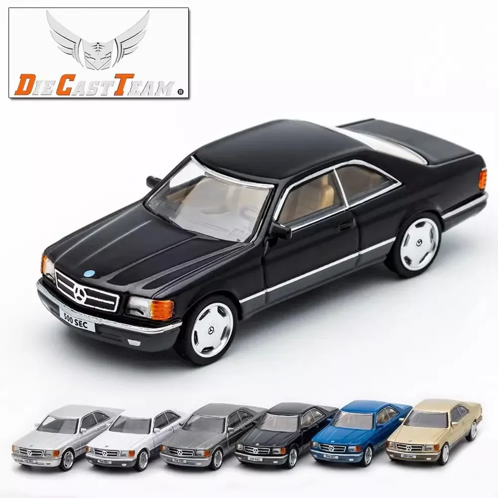 DCT 1/64 Mercedes Benz 500SEC Diecast Automotive Model Ornaments
