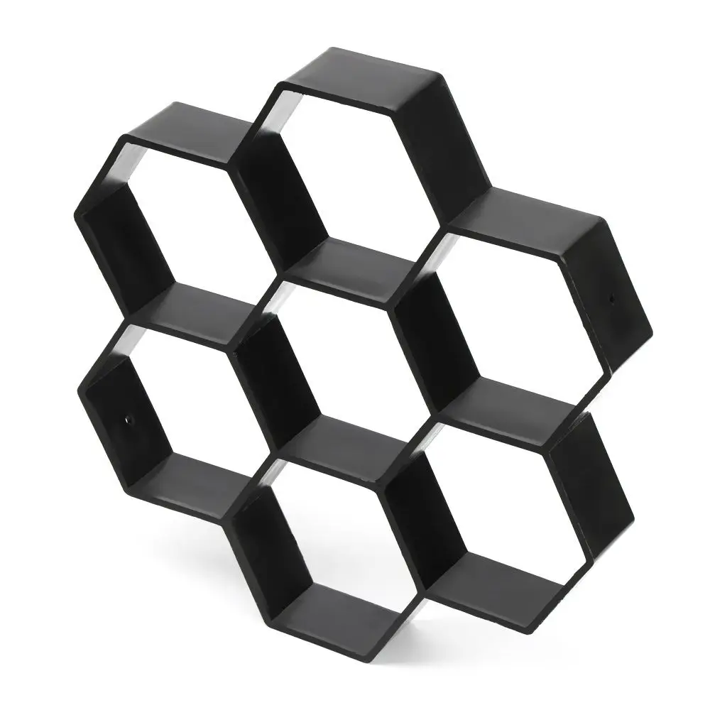 Plastic Stone Road Paving Floor Pavement Lawn Decoration Concrete Molds Cement Mould DIY Garden Path Beton Brick Maker