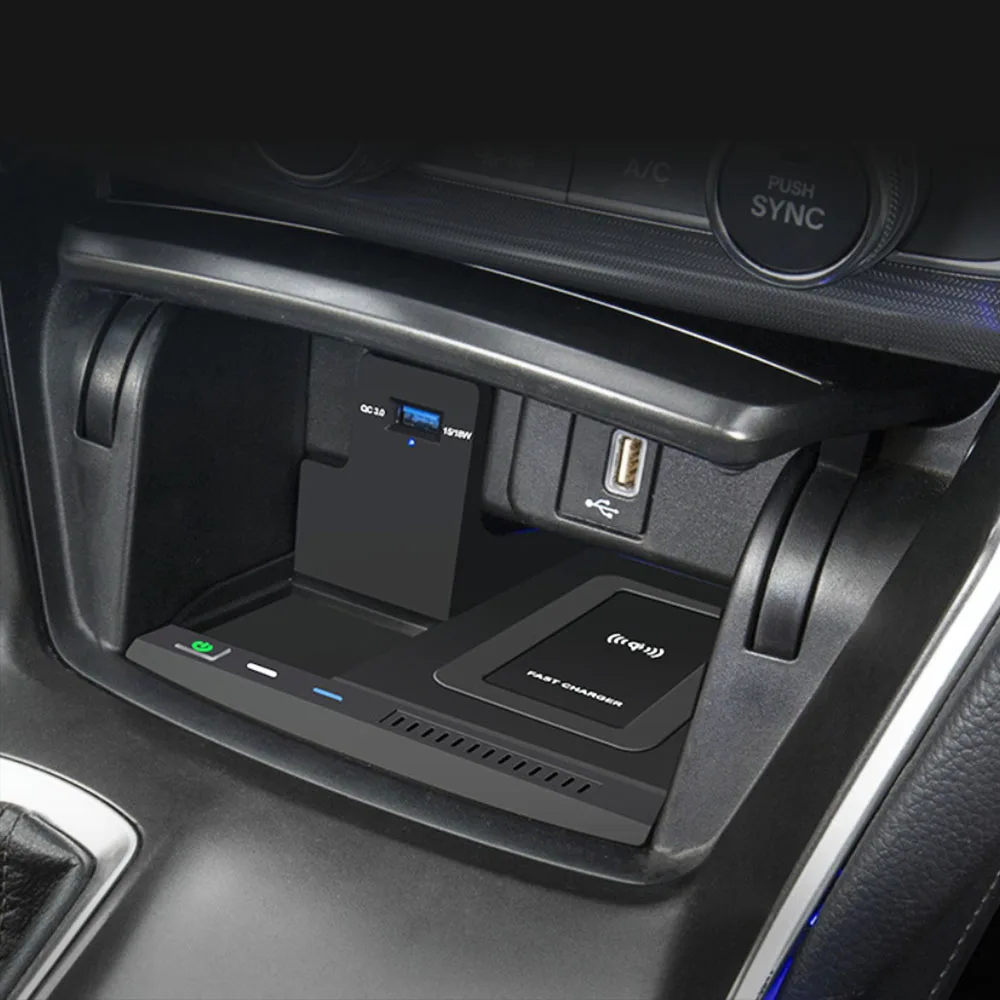 

Car Wireless Charger Qi Charger for Honda Accord Touring EX Central Control Car Phone Holder Mat Mount Car Accessories Interior