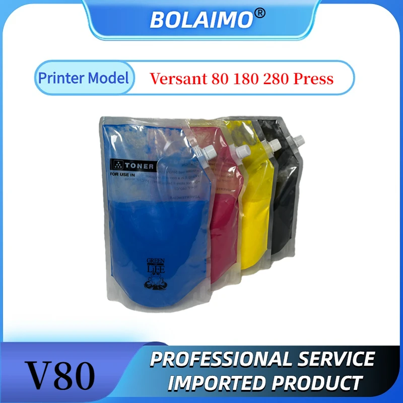 

1PCS 500g V80 Toner Powder for Xerox Versant 80 180 280 High Quality Press Refill Japan Compatible Copier