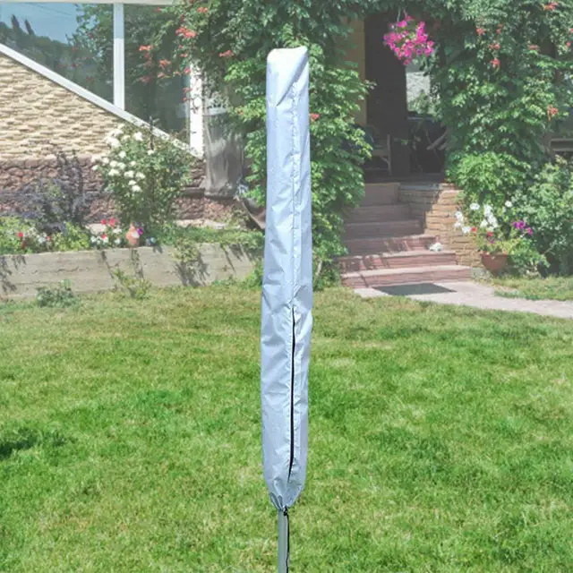 1Db Esernyő Szárító Állvány Forgó Fedele 210D Oxford Kendő Víz Ruhák Védő Burkolata A Kültéri Kerti Udvarhoz - Image 3