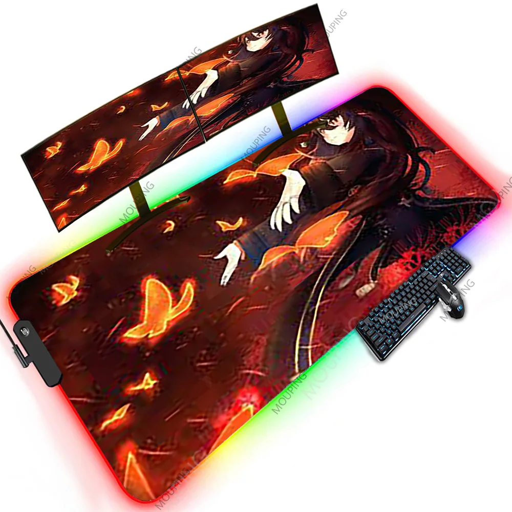 Hutao Rugs Office Desk Accessories Keyboard Mouse Pad Smooth Surface ...