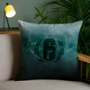 Rainbow Six Siege Pillow Case Pillowcase Anti-dustmite Pillow Invisible zipper silky short plush Sofa cushion cover 1