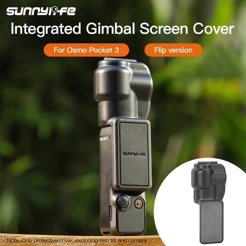 Sunnylife Plastic Lens Protective Cover For DJI Osmo Pocket 3 Camera Screen Lens Cap Scratch-resistant Shell Camera Accessories 2