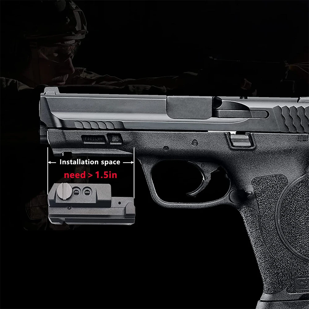 Powerful Red Green Laser Sight USB Rechargeable 20mm Rail Faster Targeting