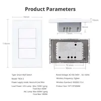Zemismart Zigbee Interrupter 1 2 3 4 6 Gangs Light Switch Brazilian Wall switches Work with Tuya Smart Life Alexa Google Home - Image 6