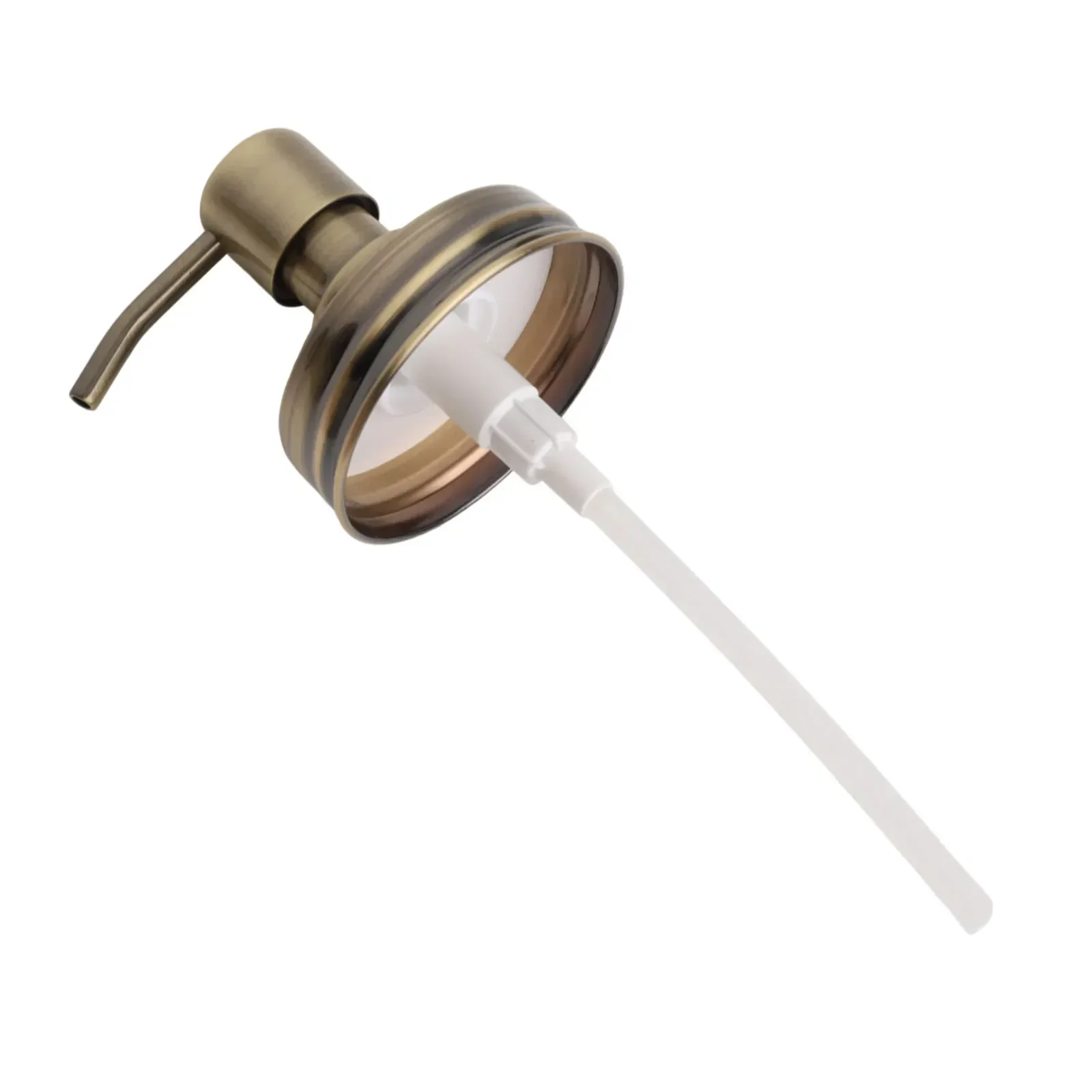 Soap Dispenser Pump Sealed Stainless Steel Bottle Cap Anti-Rust Soap Dispenser Covers Canning Lids Replacement Liquid Pumps