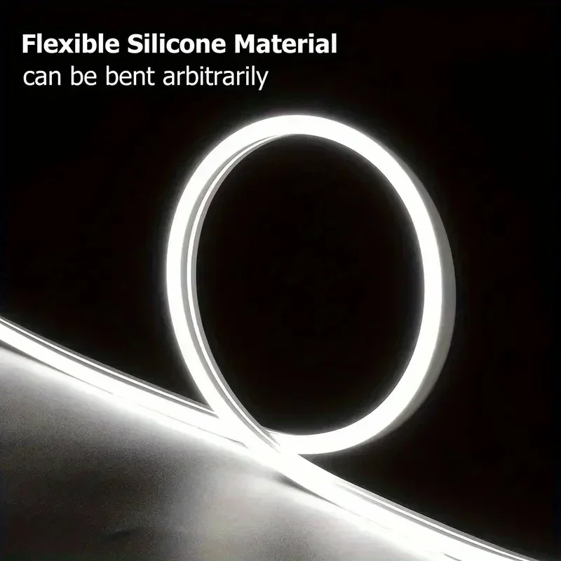 Neon strip light dimensions and features