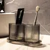 Bathroom Cup Simple Toothbrush Cup Hotel Gargle Cup Home Water Juice Cup Anti-fall Colorful Plastic Cup Bathroom Home Decor Gift 1