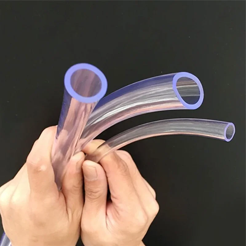 1M/3M/5M Transparent PVC Plastic Hoses for Water Pump Garden