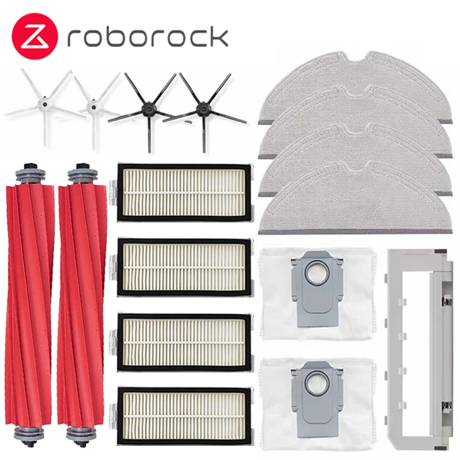 Roborock Q7 Max,Q7 Max+,Q7 Plus,T8 Hepa Filter Robot Vacuum Cleaner Spare Parts Main Side Brush Mop Cloth Dust Bag