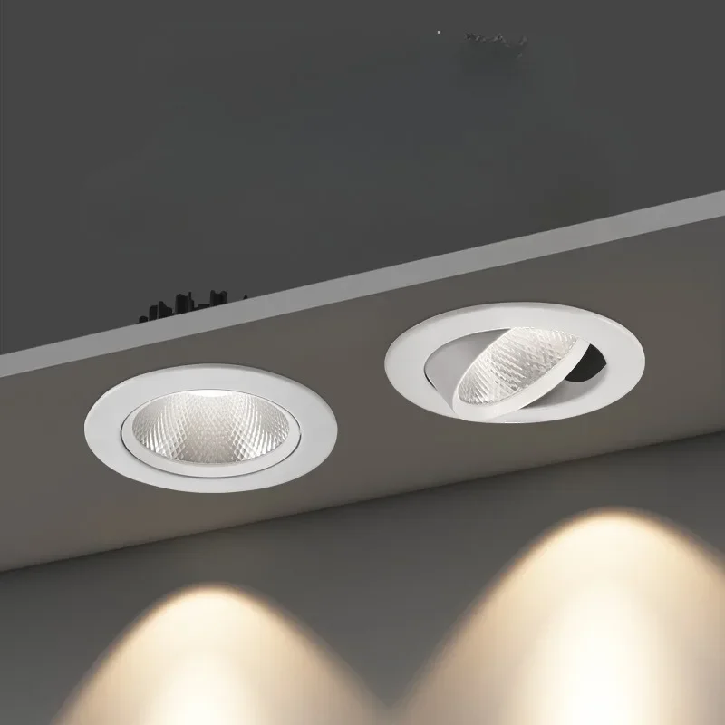 5W Spotlight LED Ceiling Light Household Embedded Clothing Store Perforated Tube Light Background Wall Spotlight