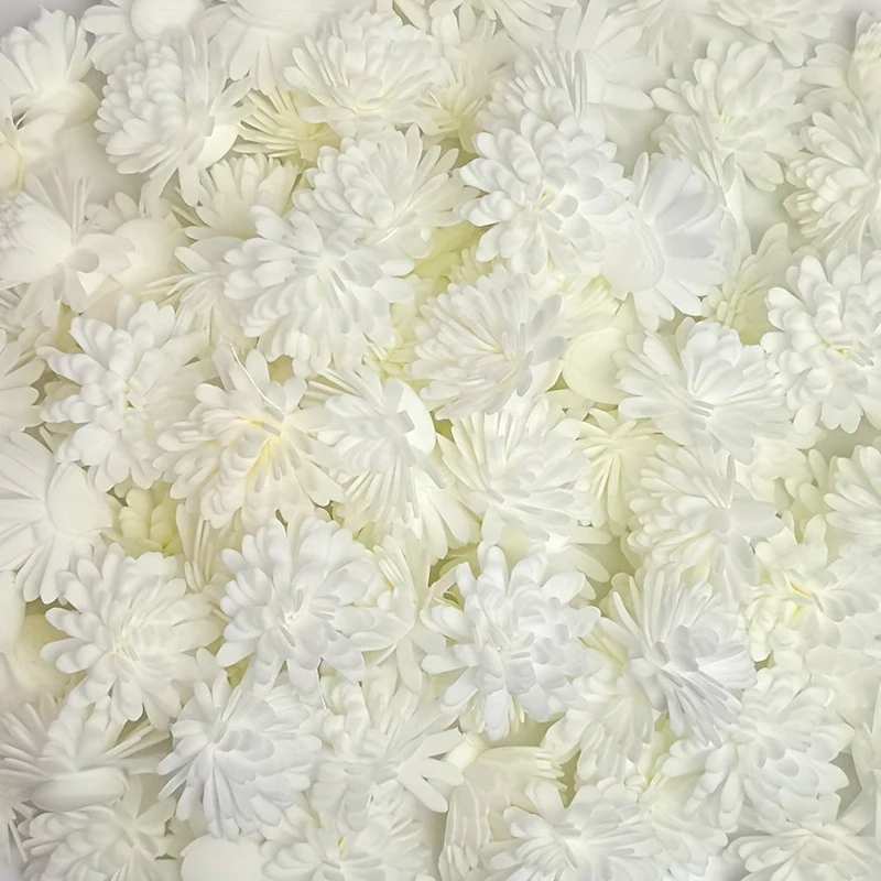 10/20/50 Stück natürliche künstliche Chrysanthemenblüten, Duftdiffusor für Hochzeit, Party, Nachfüllung, Heim, Zimmer, Schlafzimmer, Dekoration – Detail 1